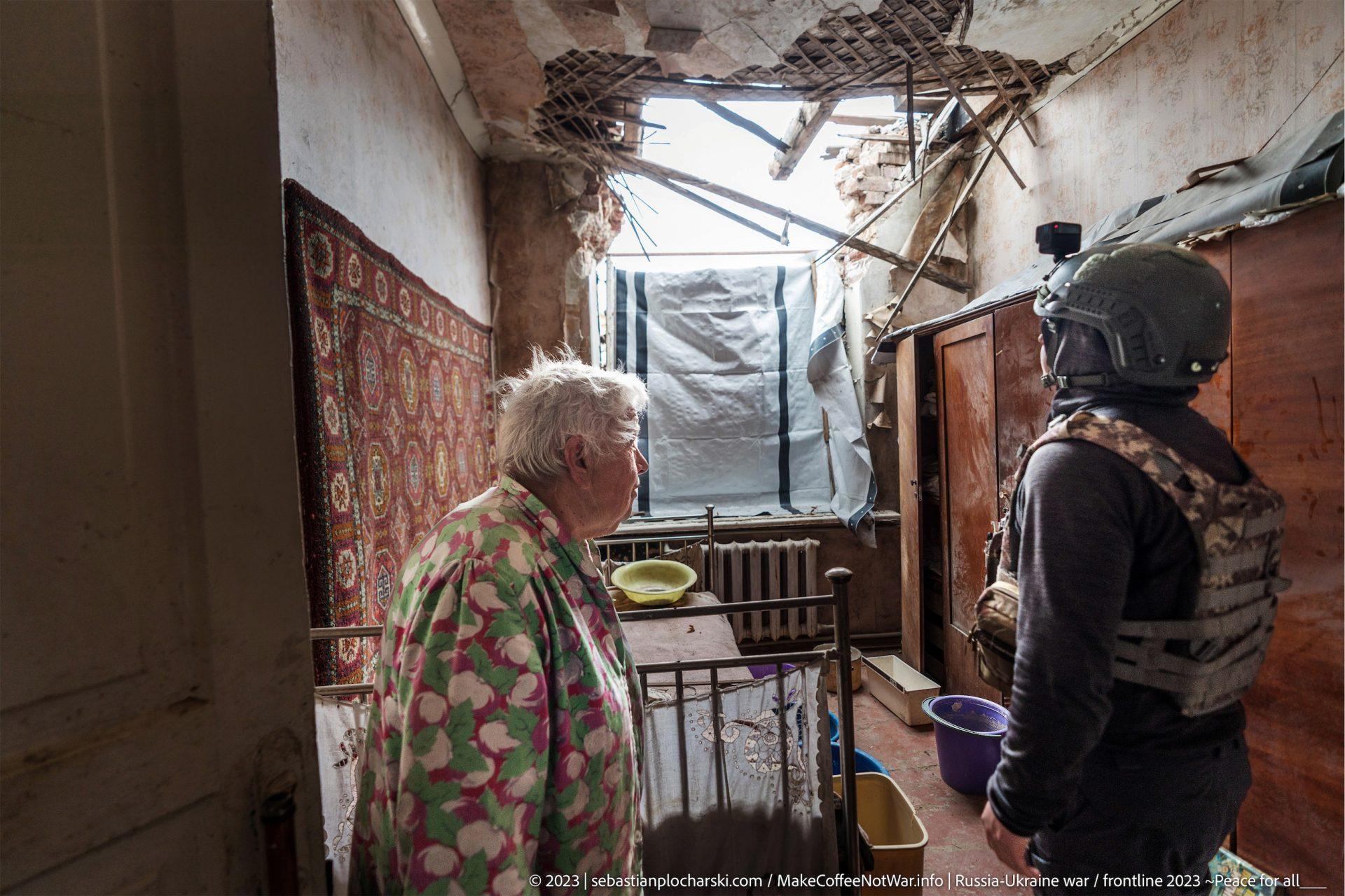 Zdjęcia do artykułu o ewakuacji Donbasu- Radio Free Europe